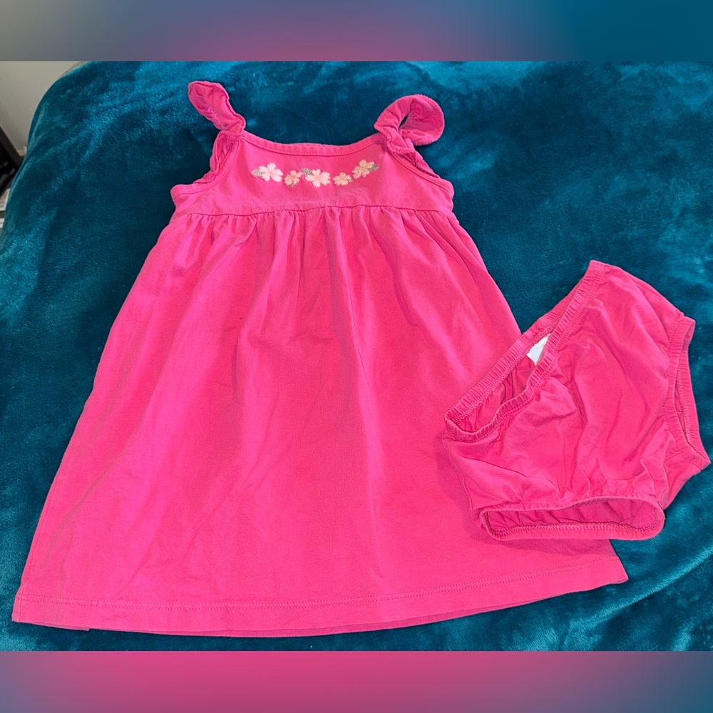 Pink toddler dress size 24m